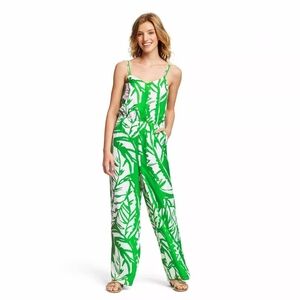Lilly pulitzer Medium Jumpsuite Green and white